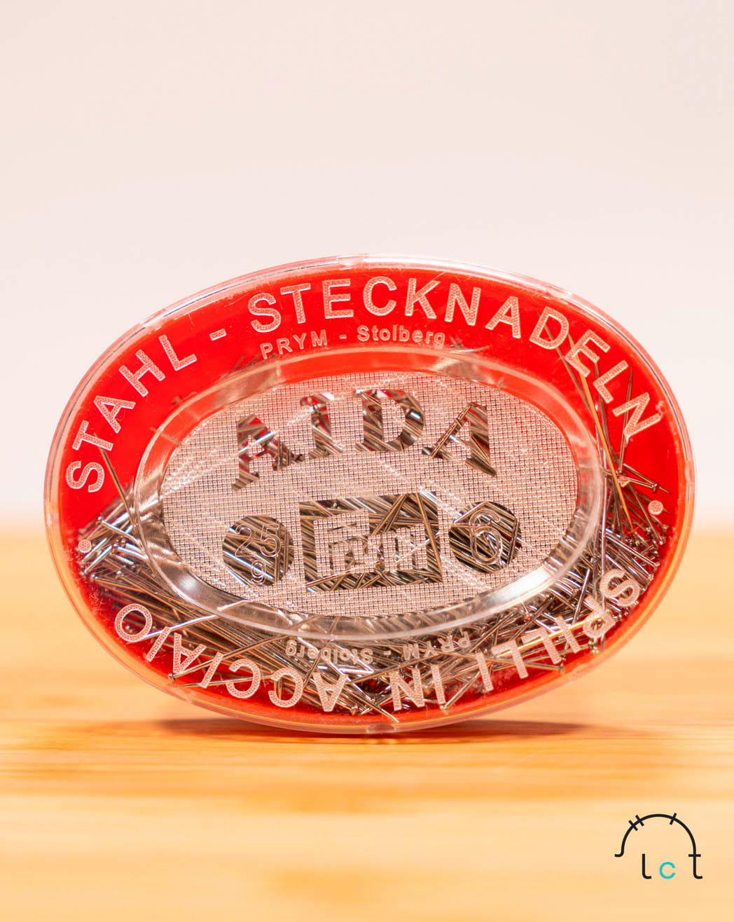 Mercería Online: Caja de alfileres AIDA de acero extrafinos de 3 cm