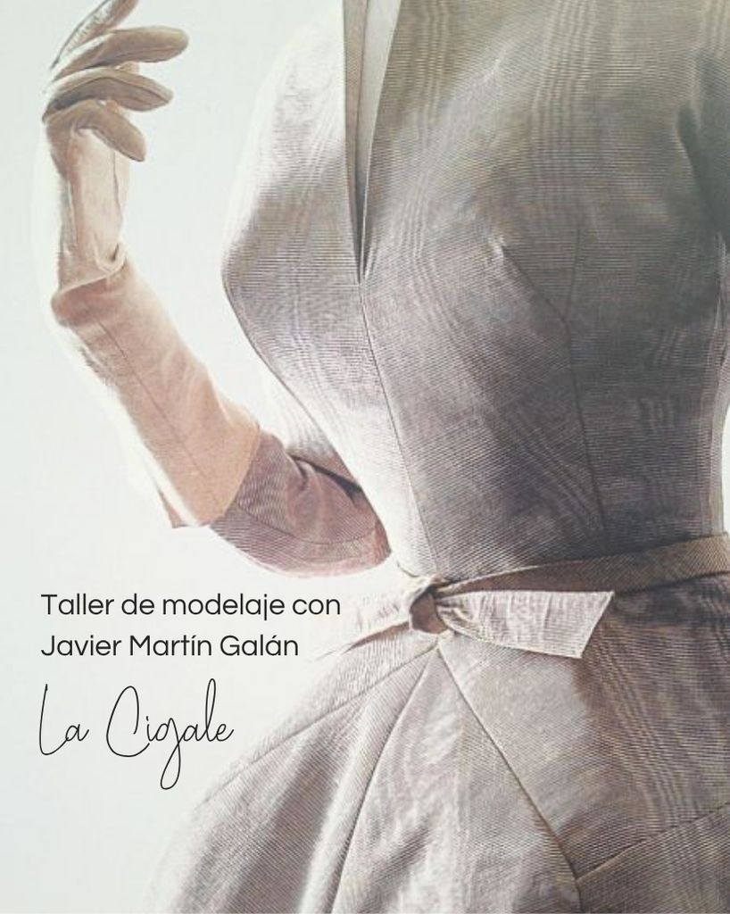 taller de modela con Javier Martin Galan, La Cigale de Dior en Cose Madrid
