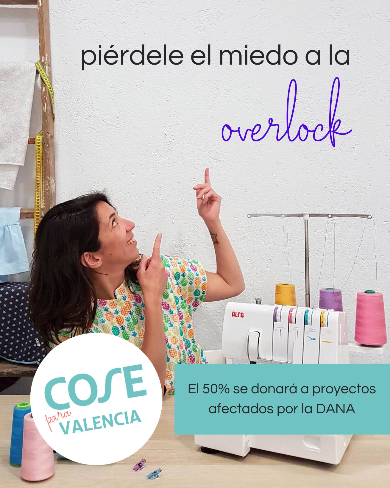 cose para valencia cursos de overlock solidario en cose madrid