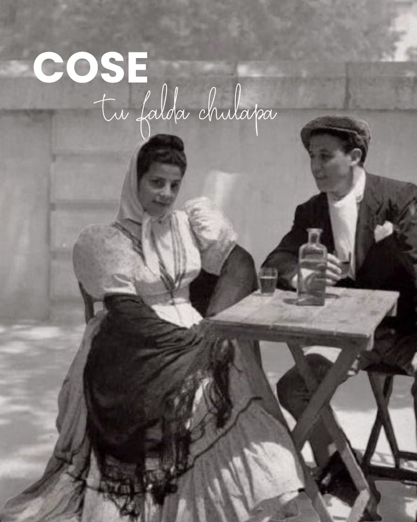 portada del curso Cose tu falda de chulapa Cose Madrid